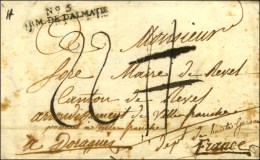 N° 5 / ARM. DE DALMATIE Sur Lettre Avec Texte Daté De Zara. 1810. - SUP. - R. - Legerstempels (voor 1900)
