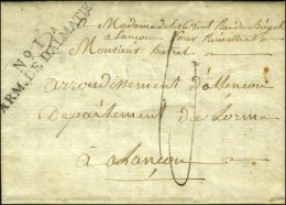 N° 1 / ARM. DE DALMATIE Sur Lettre Avec Texte Daté De Raguse Bouche De Catarau. 1806. - SUP. - R. - Legerstempels (voor 1900)