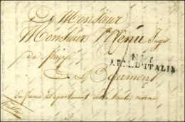 N° 1 / ARM. D'ITALIE Sur Lettre Avec Texte Daté Isola. 1814. - TB / SUP. - Army Postmarks (before 1900)