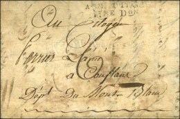 ARM. D'ITALIE / 11ME Don Sur Lettre Avec Texte Daté De Acquy. An 7. - TB. - Army Postmarks (before 1900)