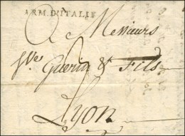 ARM. D'ITALIE Sur Lettre Avec Texte Daté De Bergame. 1801. - TB / SUP. - Army Postmarks (before 1900)