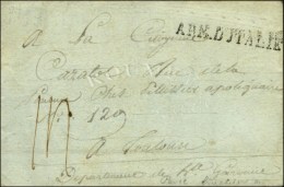 ARM D'ITALIE Sur Lettre Avec Texte Daté De Pavie. An 4. - TB / SUP. - Army Postmarks (before 1900)