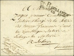 Don B HOLLANDE / TROUPES Foises Sur Lettre Avec Texte Daté De Terrevere, Adressée En Franchise... - Army Postmarks (before 1900)