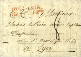 HOLLANDE / TROUPES Faises Sur Lettre Avec Texte Daté Du Quartier Général D'Amsterdam,... - Army Postmarks (before 1900)