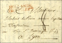 HOLLANDE / TROUPES Faises Sur Lettre Avec Texte Daté Du Quartier Général D'Amsterdam,... - Legerstempels (voor 1900)