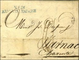 N° 26 / ARM. D'ALLEMAGNE Bleu Sur Lettre Avec Texte Daté De Lischnorvitz Le 30 Août 1809. - SUP. -... - Legerstempels (voor 1900)