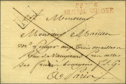 PP N° 6 / ARM. D'ALLEMAGNE Rouge Sur Lettre Avec Texte Daté De Milan Le 15 Juillet 1810. - TB / SUP. -... - Legerstempels (voor 1900)