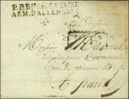 P.P.Bau SEDENTAIRE / ARM. D'ALLEMAGNE Sur Lettre Avec Texte Daté De Minden. 1812. - TB / SUP. - RR. - Legerstempels (voor 1900)