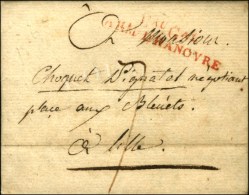 Bau Gal / ARM. D'HANOVRE Rouge Sur Lettre Avec Texte Daté De Merkendorf. 1806. - TB / SUP. - R. - Legerstempels (voor 1900)