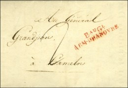 Bau Gl / ARM. D'HANOVRE Rouge Sur Lettre Avec Texte Daté Au Quartier Général à Hanovre... - Legerstempels (voor 1900)