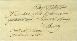 Comre Ordr De L'Arm / Sambre Et Meuse Rouge Sur Lettre Adressée En Franchise Avec Texte Daté Au... - Sellos De La Armada (antes De 1900)