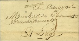 ARM. SAMBRE Sur Lettre Avec Texte Daté De Liège An 3. - SUP. - R. - Legerstempels (voor 1900)