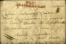 N° 82 / GRANDE ARMÉE Rouge Sur Lettre Avec Texte Daté De Stralsund Le 10 Octobre 1808. - TB /... - Legerstempels (voor 1900)