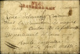 N° 82 / GRANDE ARMÉE Rouge Sur Lettre Avec Texte Daté De Stralsund Le 10 Octobre 1808. - TB /... - Marques D'armée (avant 1900)