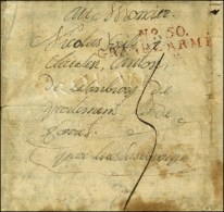 N° 50 / GRANDE ARMÉE Rouge Sur Lettre Avec Texte Daté De Magdebourg Le 28 Décembre 1806. -... - Legerstempels (voor 1900)
