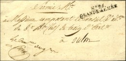 N° 26 / GRANDE ARMÉE Sur Lettre En Franchise, Au Recto Mention Manuscrite '' Le Commissaire Des Guerres... - Legerstempels (voor 1900)