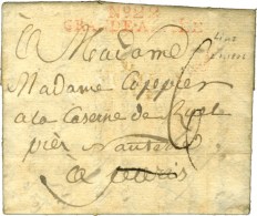 N° 22 / GRANDE ARMÉE Rouge Sur Lettre Avec Texte Daté De Lintz (Haute Autriche) Le 2 Janvier... - Army Postmarks (before 1900)