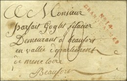 N° 14 / GRANDE ARMÉE Rouge Sur Lettre Avec Texte Daté De Stettin Le 16 Décembre 1810. - TB... - Legerstempels (voor 1900)