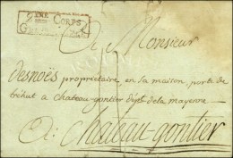 MP Encadrée Rouge 2EME CORPS / GRANDE ARMEE Sur Lettre Avec Texte Daté De Gemona En Frioul Le 30... - Sellos De La Armada (antes De 1900)