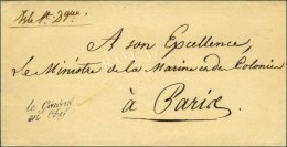 ' Le Général / En Chef ' (S N°1371) Sur Lettre Adressée En Franchise Au Ministère... - Sellos De La Armada (antes De 1900)