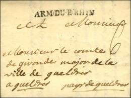 ARM : DU.B : RHIN (N°7A 18) Sur Lettre Avec Texte Daté Au Camp De Vrendance Le 16 Octobre 1762. - SUP. -... - Marques D'armée (avant 1900)