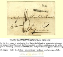 Lettre Avec Texte Daté De Lübeck Le 21 Avril 1803 Acheminée Par Hambourg Pour St Quentin. La... - Altri & Non Classificati
