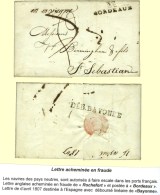 Lettre Anglaise Avec Texte Daté De Rochefort Le 10 Avril 1807 Pour San Sebastian (Espagne) Acheminée... - Altri & Non Classificati