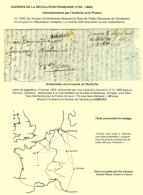 Lettre Avec Texte Datée De Ligurie Le 10 Janvier 1800 Acheminée Par Levy Lainé De Livourne Le... - Altri & Non Classificati