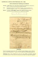 Lettre Avec Texte Daté De New York Le 2 Juin 1796 Acheminée Jusqu'à Hambourg Et La Hollande... - Andere & Zonder Classificatie