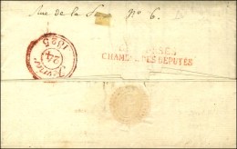 7 / CHARLEVILLE Sur Lettre Adressée à Un Membre De La Chambre Des Députés. Au Verso... - Cartas Civiles En Franquicia