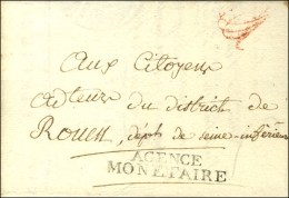 AGENCE / MONETAIRE (S N°741) Sur Lettre Avec Texte Daté De Paris An 2. - SUP. - Lettere In Franchigia Civile
