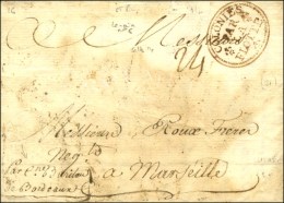 Lettre Avec Texte Daté De St Pierre De La Martinique Acheminée Jusqu'à La Flotte Pour... - Altri & Non Classificati