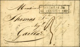 Cachet D'essai Encadré TOULOUSE 30 / 13 FEVRIER 1828. - TB / SUP. - Other & Unclassified