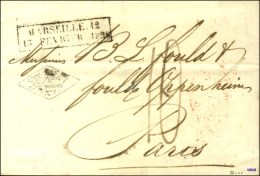 Cachet D'essai Encadré MARSEILLE 12 / 15 FEVRIER 1828. - SUP. - Andere & Zonder Classificatie