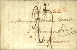 72 / Vaux / MEULAN Sur Lettre Pour Le Piémont. 1829. - TB. - ....-1700: Precursori