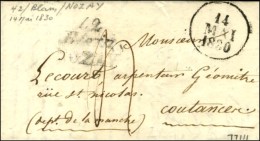 42 / Blain / NOZAY Dateur A 14 MAI 1830. Rarissime Cursive Ayant Servi Moins D'un Mois. - TB. - RR. - ....-1700: Precursori