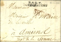 P.42.P. / PONTCHATEAU Sur Lettre Avec Texte Daté 1817. - TB / SUP. - R. - ....-1700: Precursores