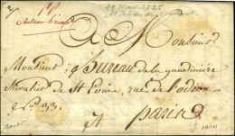 Mention Manuscrite '' Pp. / Château-briant '' (faute De MP) Sur Lettre Avec Texte Daté De St Julien Le... - ....-1700: Voorlopers