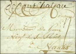 '' De Pont Chateau '' (L. N° 3) Sur Lettre Avec Texte Daté De Beaubois Le 13 Déembre 1791. - TB /... - ....-1700: Precursors