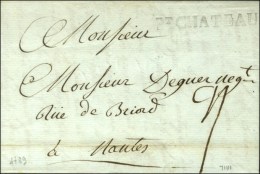 Pt CHATEAU (L. N° 1) Sur Lettre Avec Texte Daté De 1789. - TB / SUP. - ....-1700: Voorlopers
