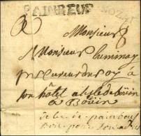 NOZAI (L. N° 2) Sur Lettre Avec Texte Daté 1779 Adressé à Bouin. Au Verso, '' Deb. De... - ....-1700: Précurseurs