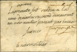 '' Paimbeuf '' (L. N° 1) + '' Port Payé '' (L. N° 3) Sur Lettre Avec Texte Daté 1748. - TB.  ... - ....-1700: Precursors