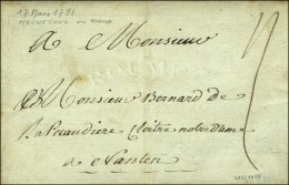 MACHECOUL (à Sec) (L. N° 3) Sur Lettre Avec Texte Daté 1791. - TB. - R. - ....-1700: Precursori
