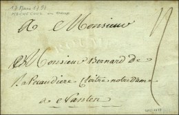 MACHECOUL (à Sec) (L. N° 3) Sur Lettre Avec Texte Daté 1791. - TB. - R. - ....-1700: Voorlopers