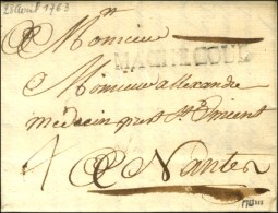 MACHECOUL (L. N° 2) Sur Lettre Avec Texte Daté 1763. - TB / SUP. - R. - ....-1700: Precursors