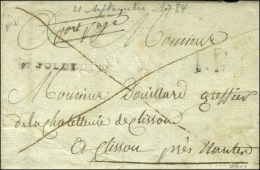 ST POLDELEON, P.P. + Mention Manuscrite '' Port Payé '' Sur Lettre Avec Texte Daté De St Pol De... - ....-1700: Precursors