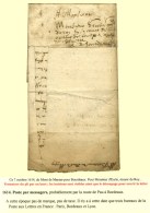 Lettre Avec Texte Daté De Mont De Marsan Le 7 Octobre 1614 Adressée à Un écuyer Du Roi... - ....-1700: Voorlopers