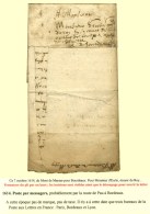 Lettre Avec Texte Daté De Mont De Marsan Le 7 Octobre 1614 Adressée à Un écuyer Du Roi... - ....-1700: Precursors