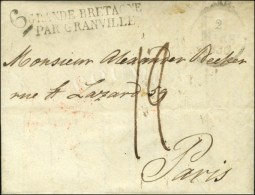 Lettre Avec Texte Daté De Jersey Le 24 Février 1830 Pour Paris, MP D'entrée GRANDE BRETAGNE /... - Poste Maritime