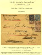 Càd PARIS 21 / R. DE LA BASTILLE / N° 89 + 90 (infime Def) Sur Lettre Adressée à... - 1876-1878 Sage (Type I)
